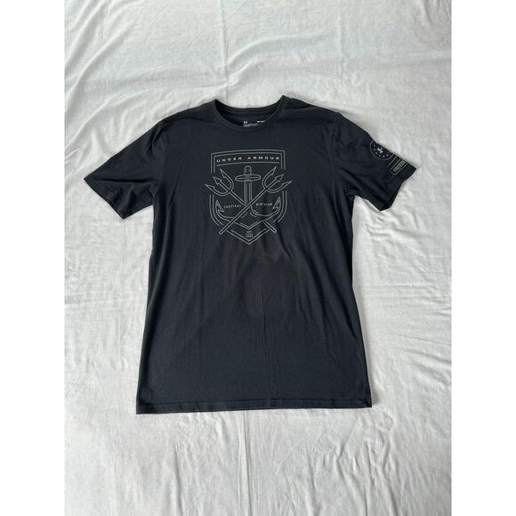 Men's Under Armour Tee Shirt Lot, Size Medium, Black/Blue - Picture 2 of 9